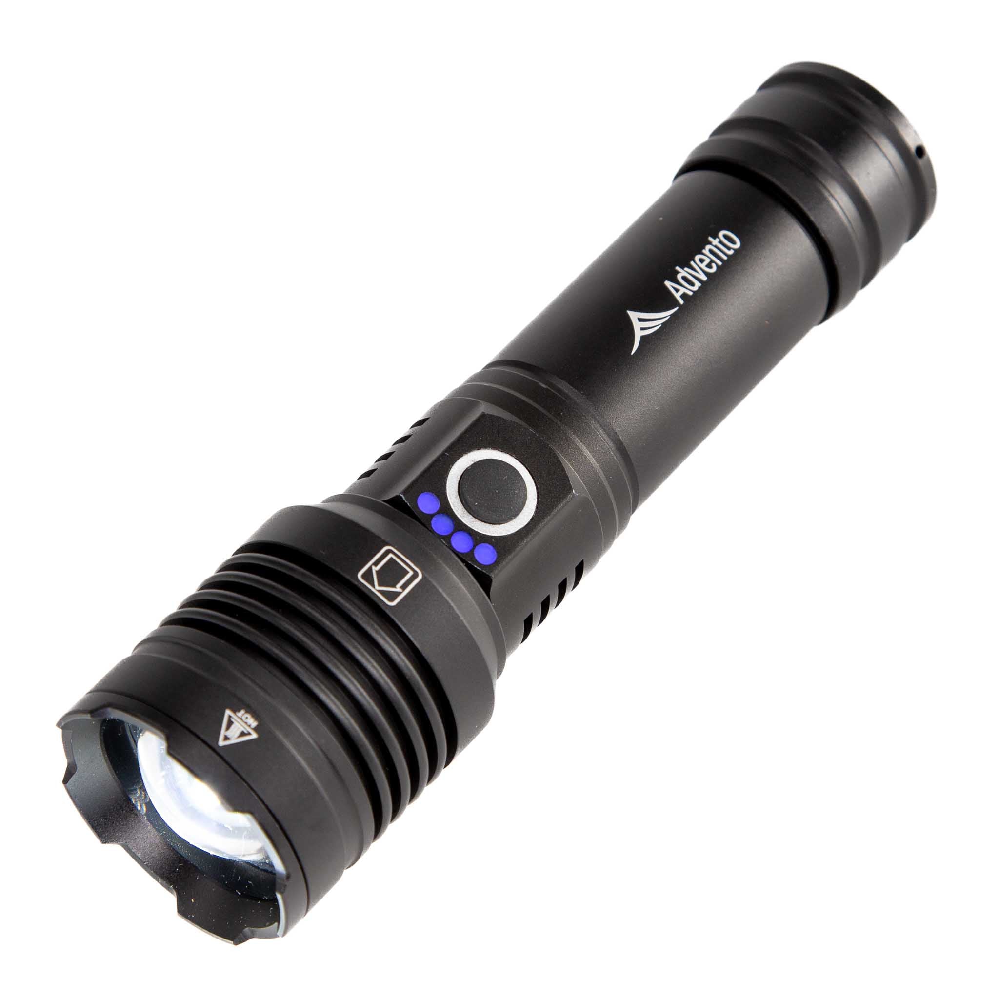 xhp50 Rechargeable powerful flashlight With 5 Light Modes – Advento NZ