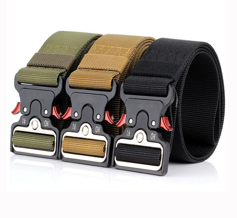 Outdoor Hiking Quick Release Tactical Belt – 130cm Length