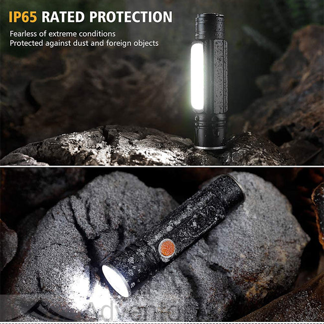 USB Mini COB Led Flashlight with magnetic base